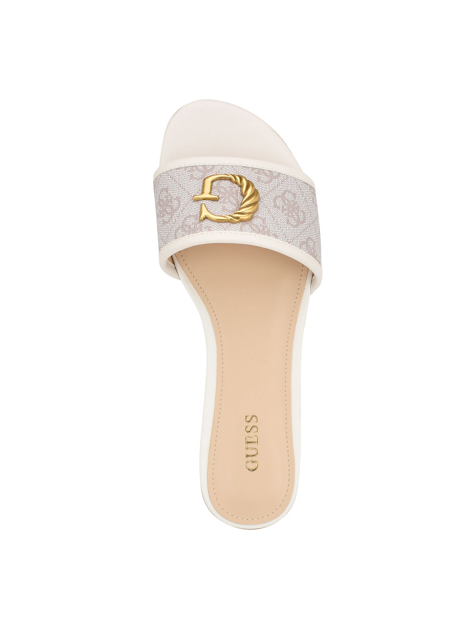 G by shop guess white sandals