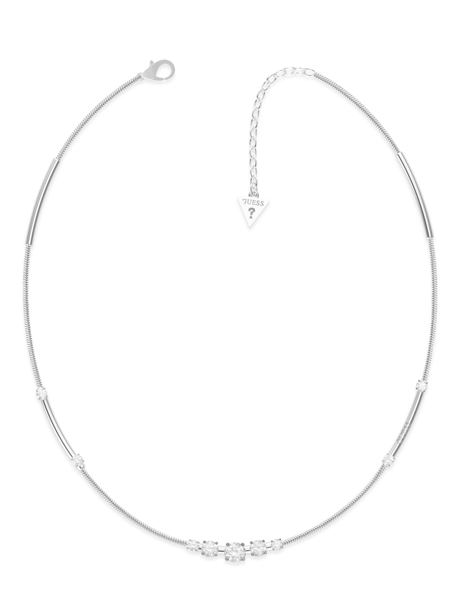 16 18 Chain White Cubic Zirconia Rh