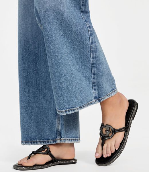 Saima Rhinestone Signature Sandals