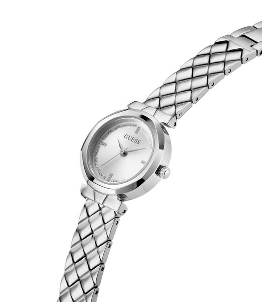 Ladies Silver Tone Analog Watch