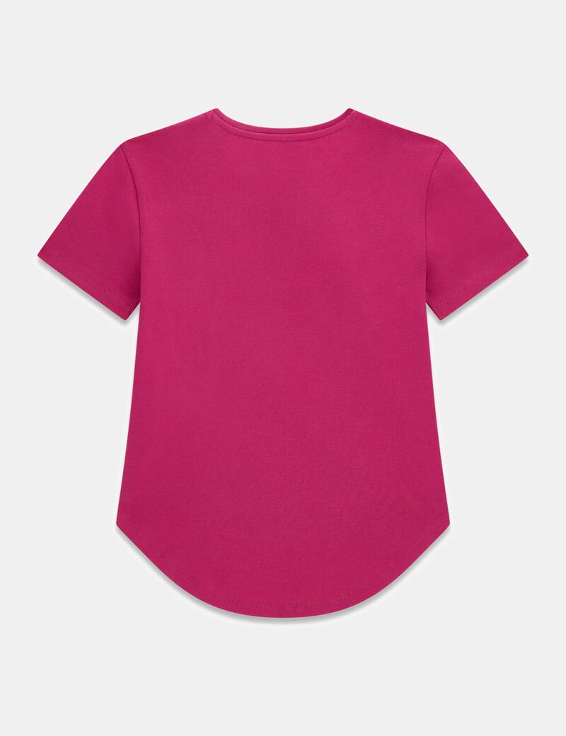 guess high low ss t shirt