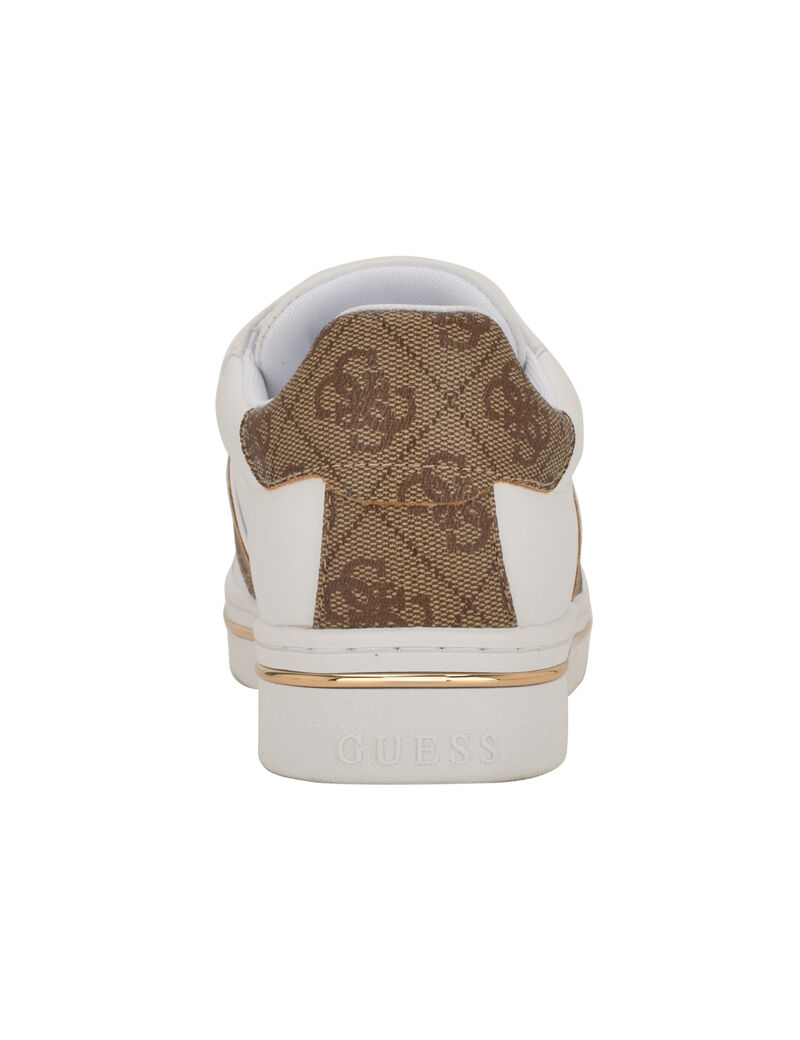 Stew Lace Up Low Profile Logo Detailed Sneaker