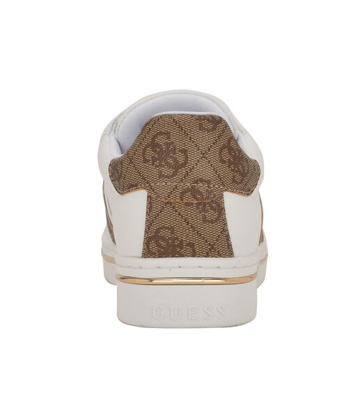 Stew Lace Up Low Profile Logo Detailed Sneaker