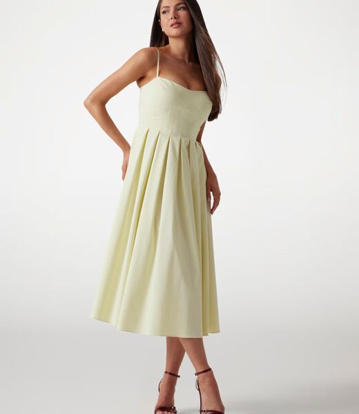 guess stretch midi dress