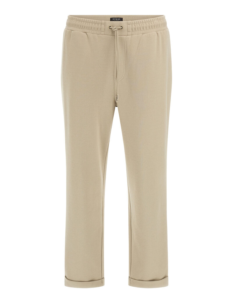 Giovanni textured jogger pants