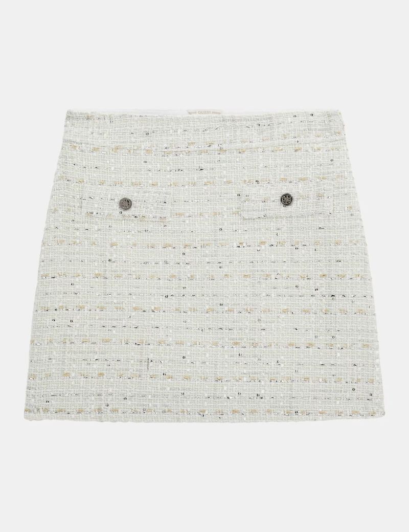 Tweed mini skirt
