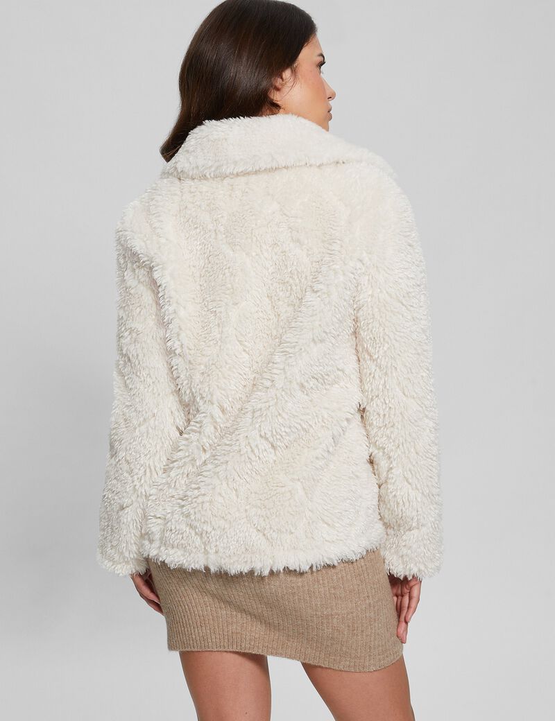 Faux fur jacket