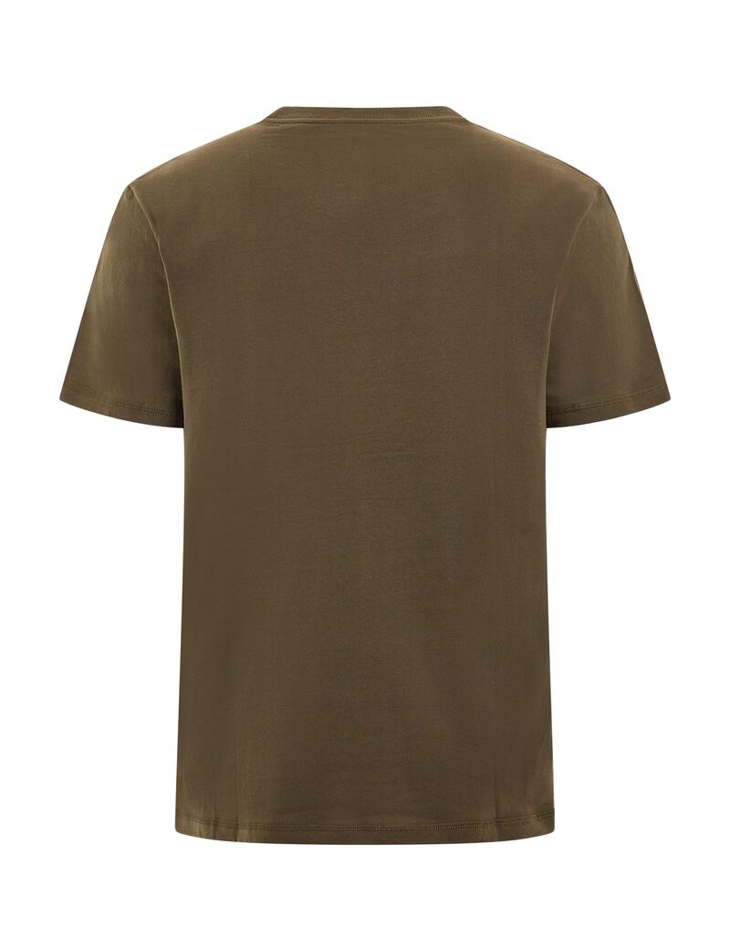 Embroidered Triangle Logo T-Shirt