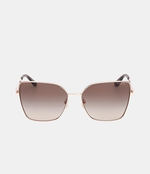 Geometric Butterfly Metal Sunglasses