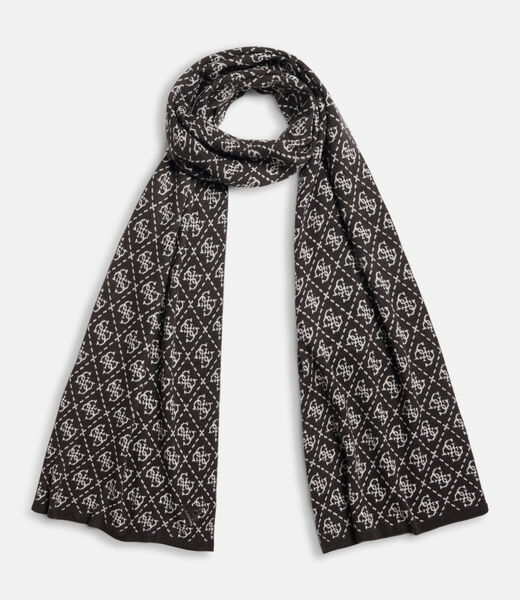 Silk-blend 4G logo scarf