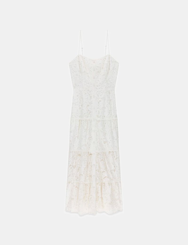 جيس evelyn beaded lace dress