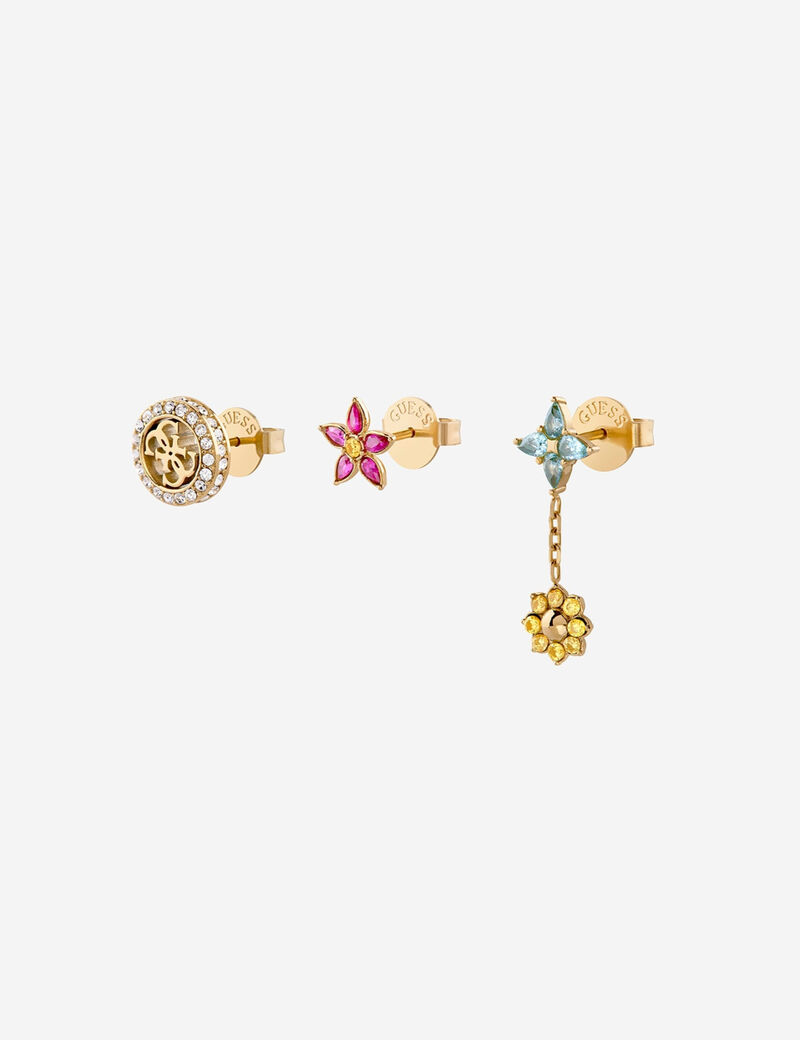 4g crystals set studs