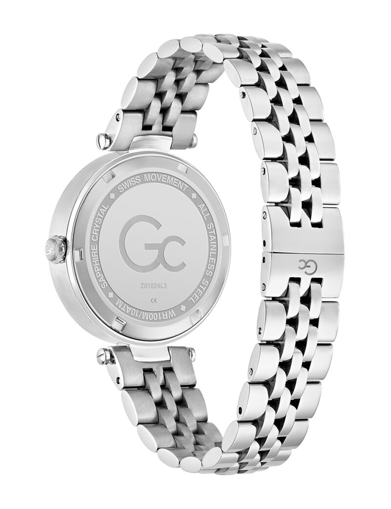 Gc Flair Crystal mid size metal watch