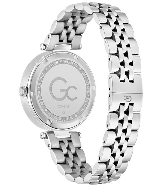 Gc Flair Crystal mid size metal watch