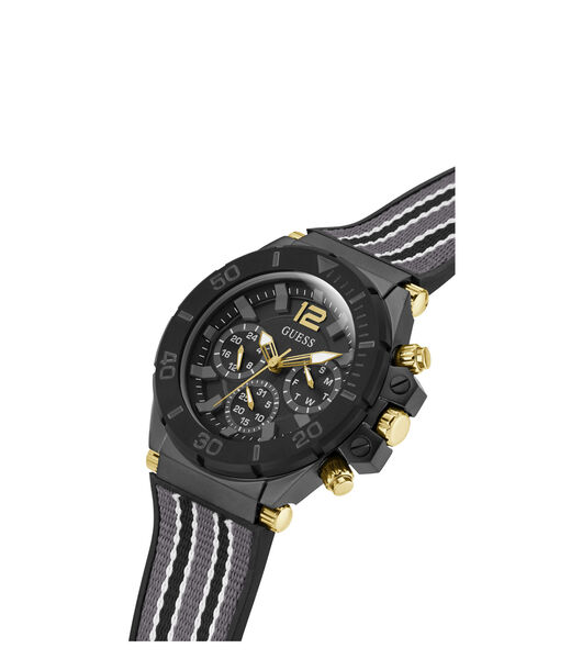 Black And Gold Multifuntion Watch