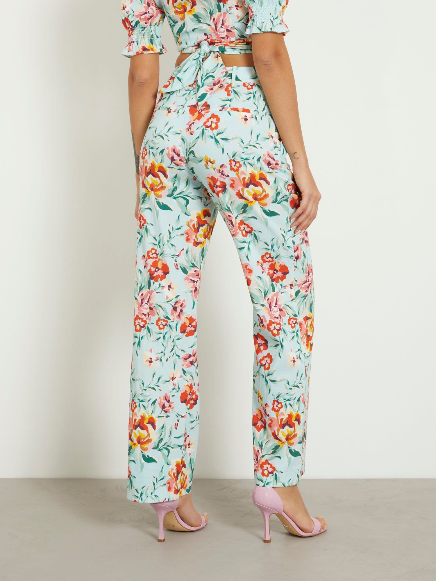 Guess floral pants shop