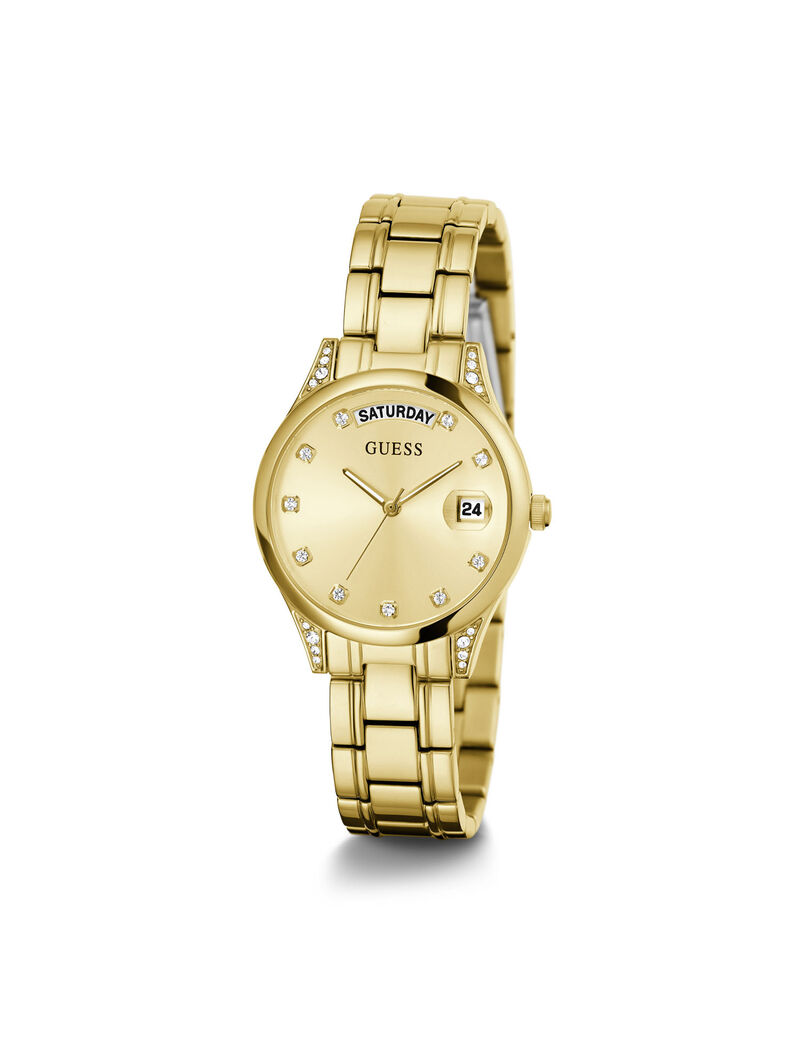 Gold Multifunction Analog Watch