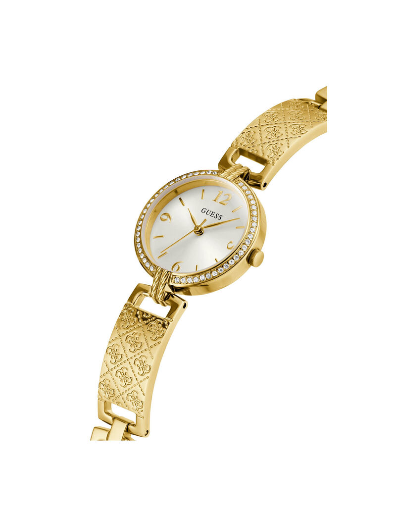 Gold And Crystal Ladies Watch