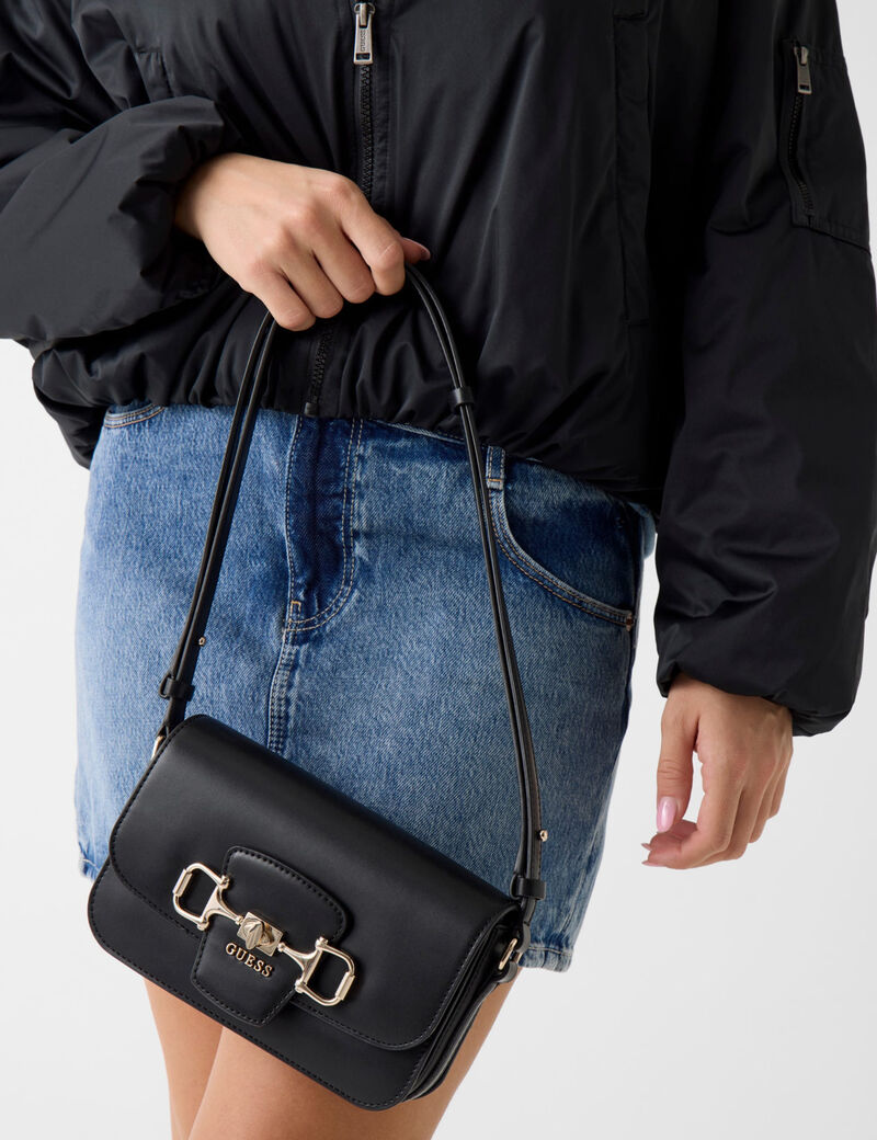 guess janie convertible crossbody bag with flap
