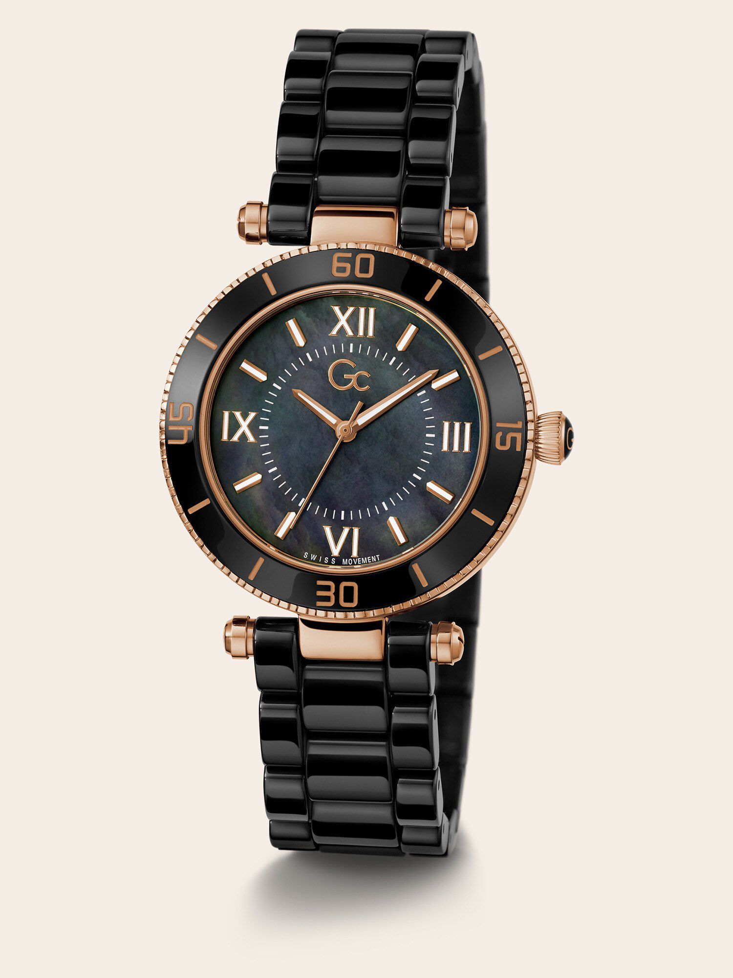 GC ceramic analogue watch
