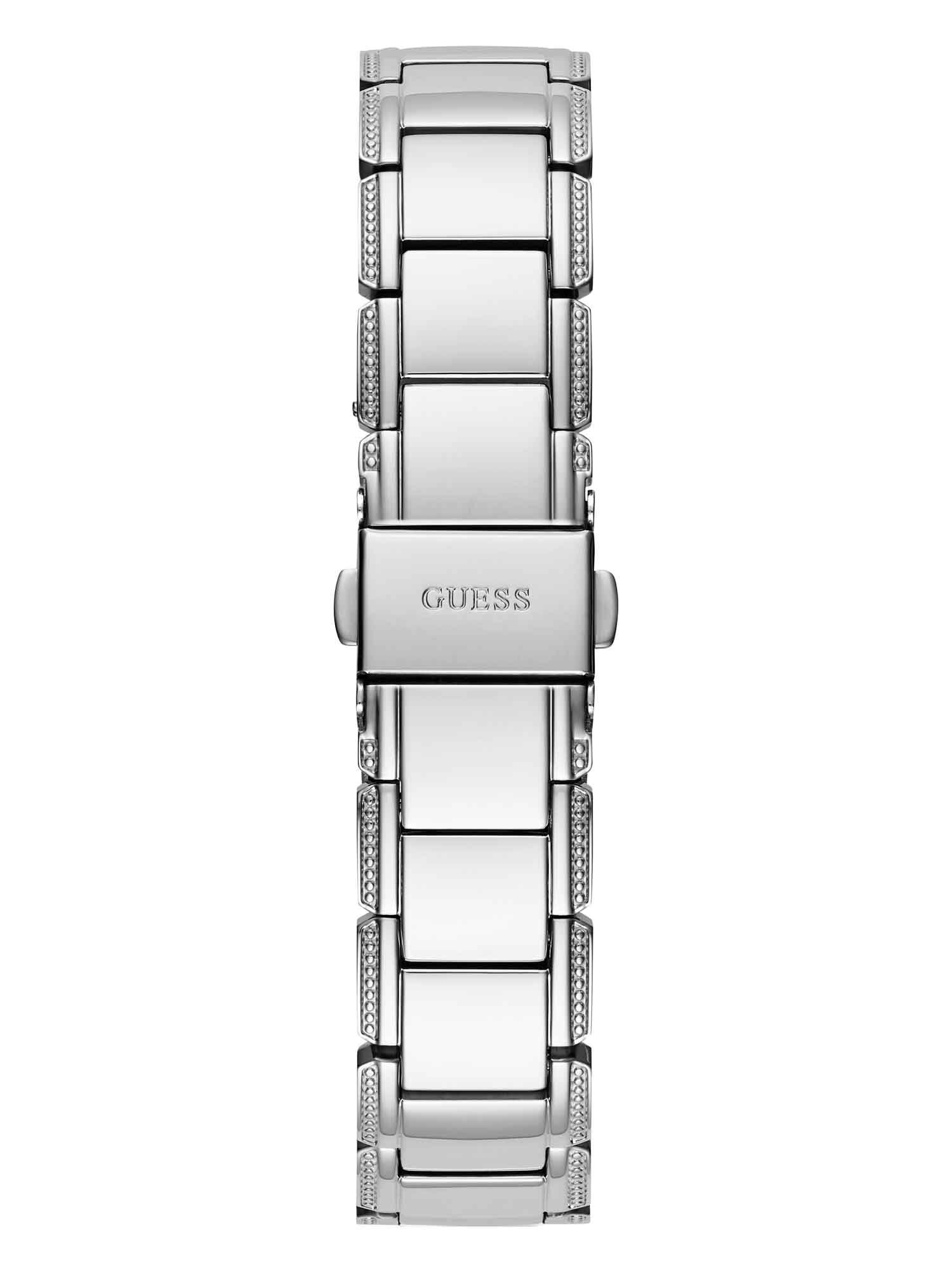 Shop GUESS Online Silver Tone Cut Through Watch