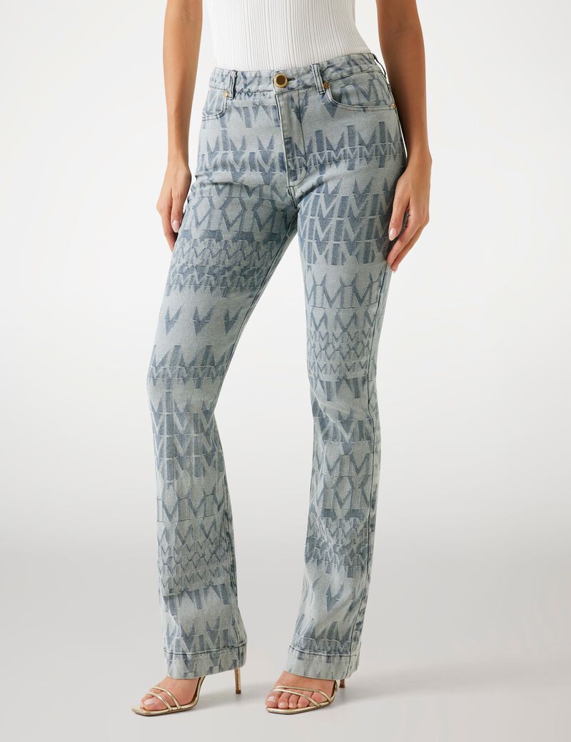 guess marciano jacquard logo jeans