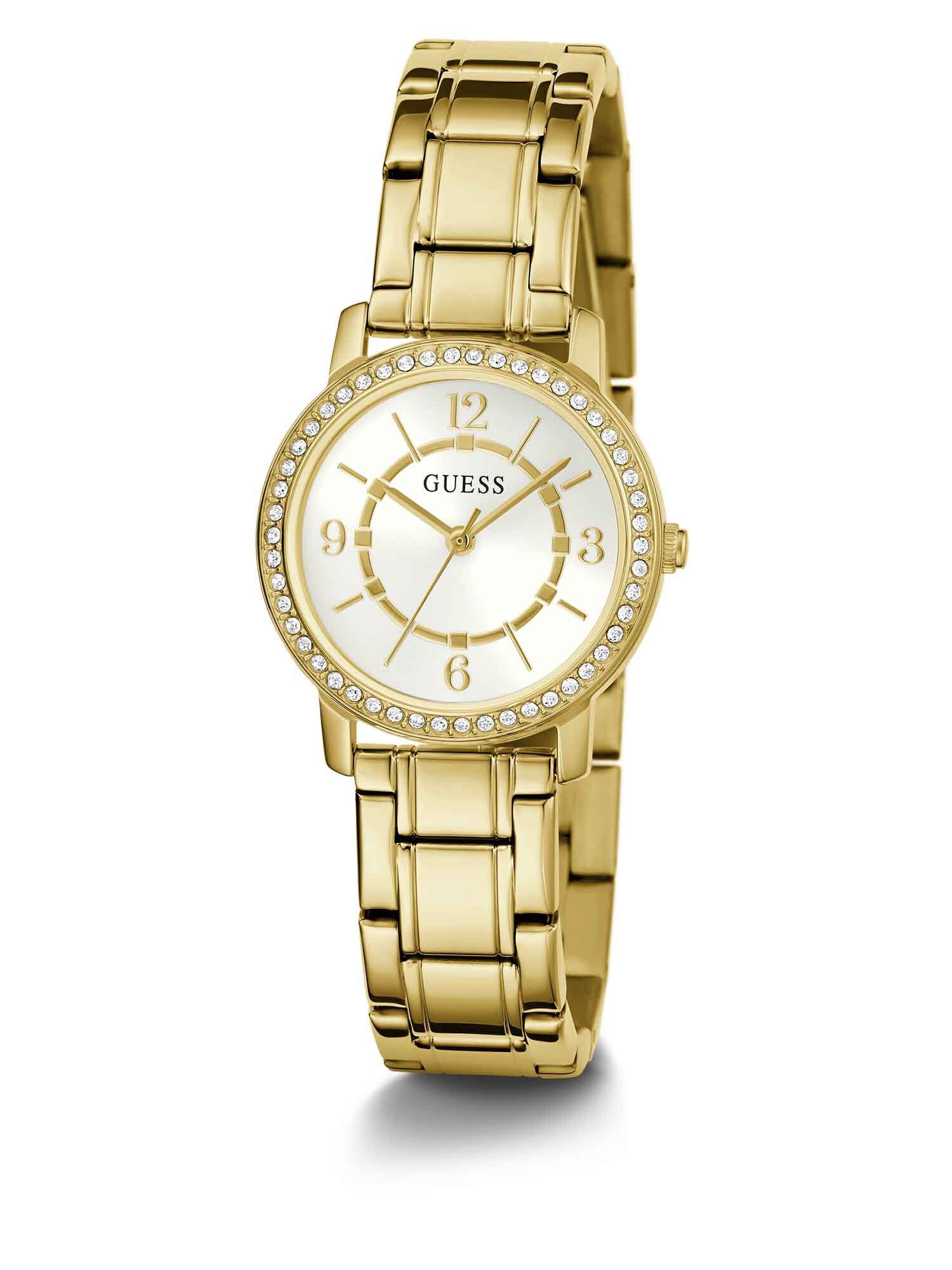 Guess gold watch sale