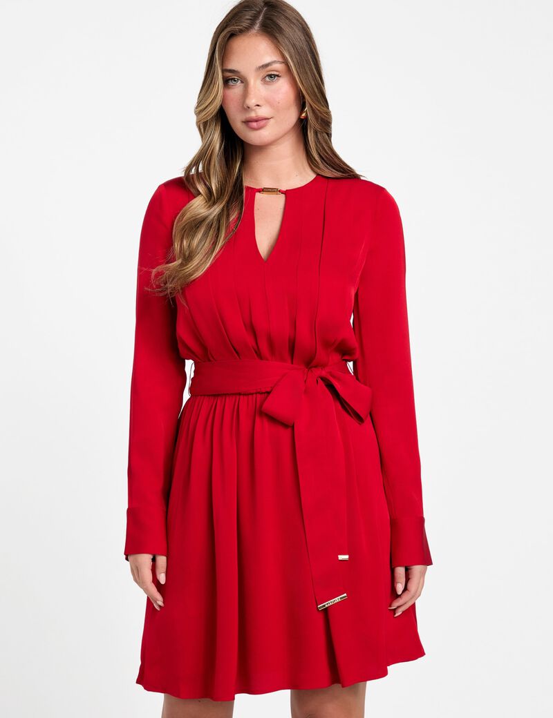 فستان مارسيانو قصير بقصة ضيقة وواسعة