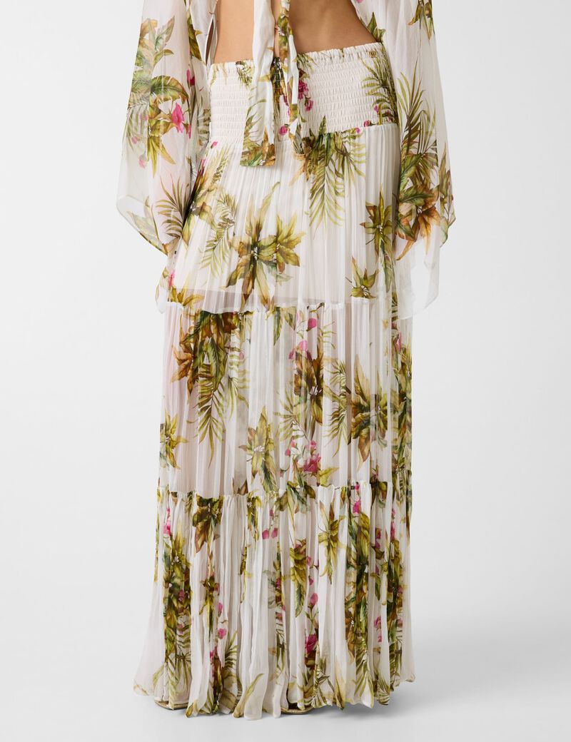 Marciano floral print maxi skirt