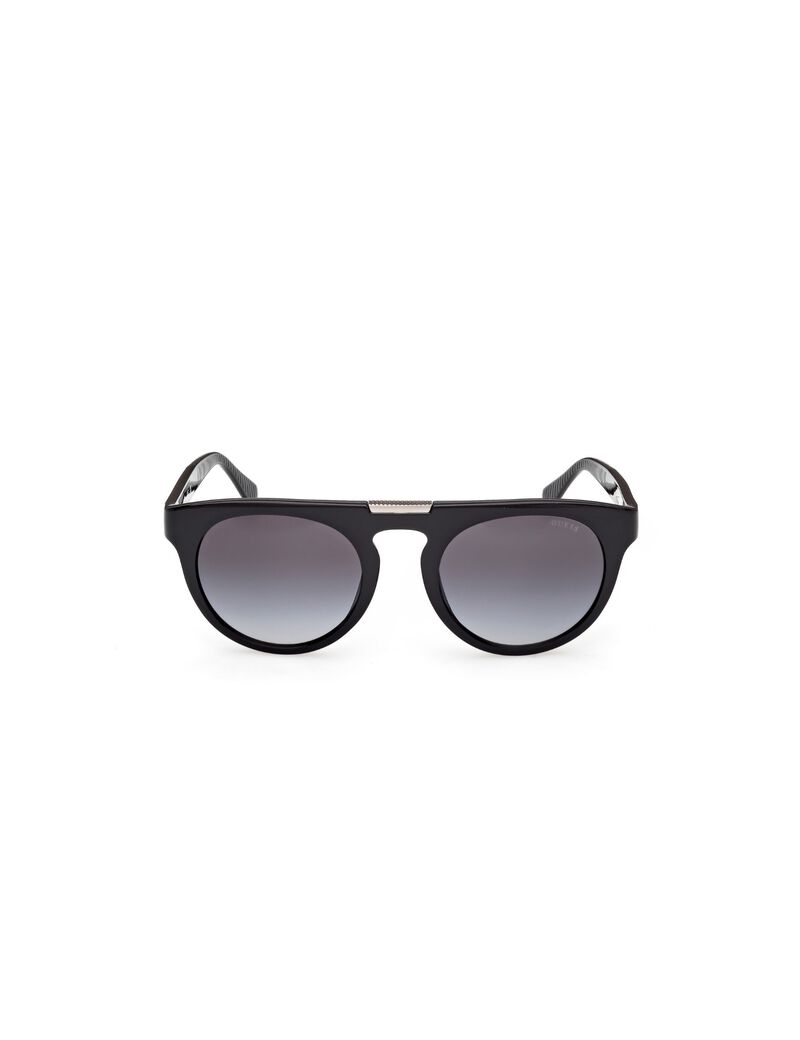 guess round gradient smoke sunglasses