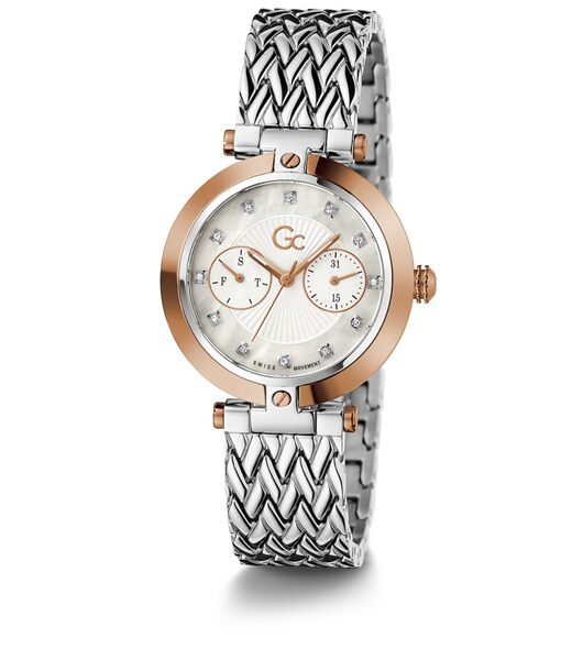 LW VOGUE 2T CS WHT DL 36.5MM QTZ SLV SS BRCT FW23