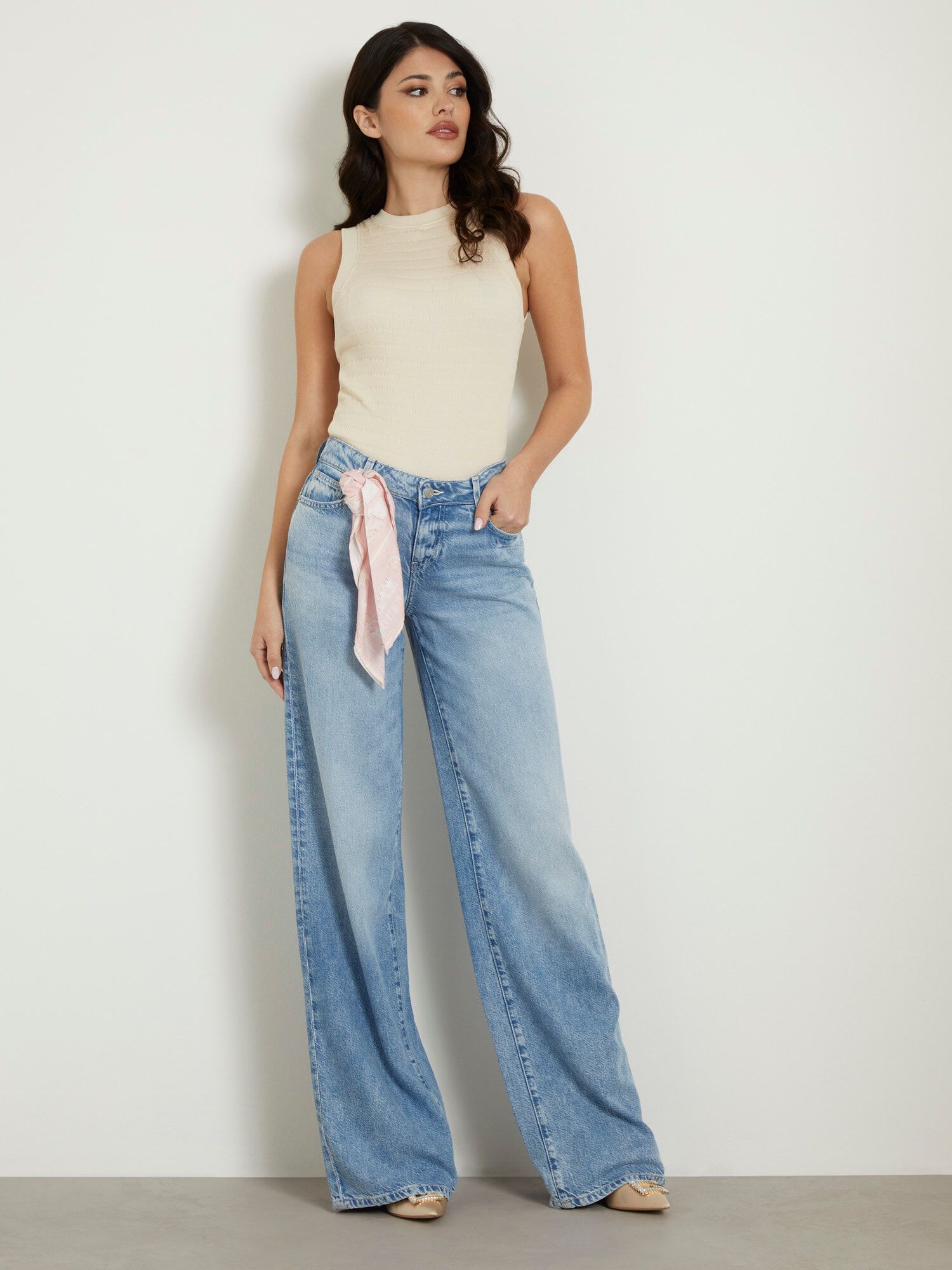 Guess dulce cutout top shop