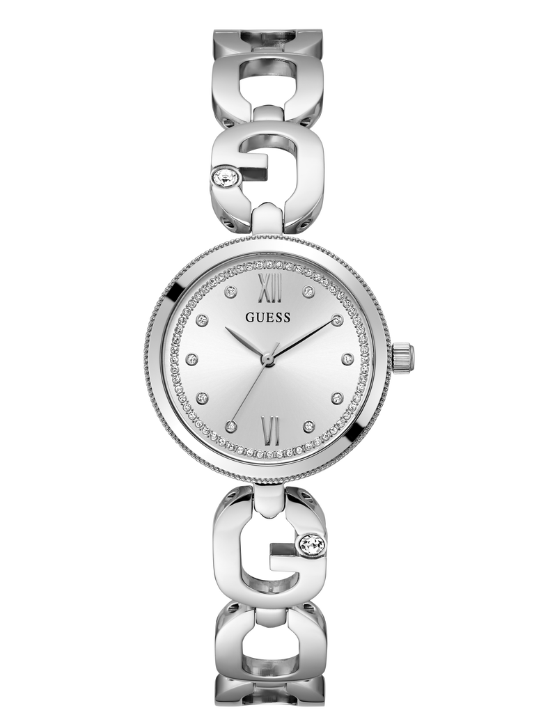 Ladies Silver Tone Analog Watch