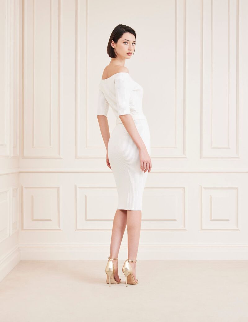 Marciano bodycon midi sweater dress