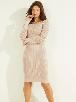 Close-Fitting Sweater Dress