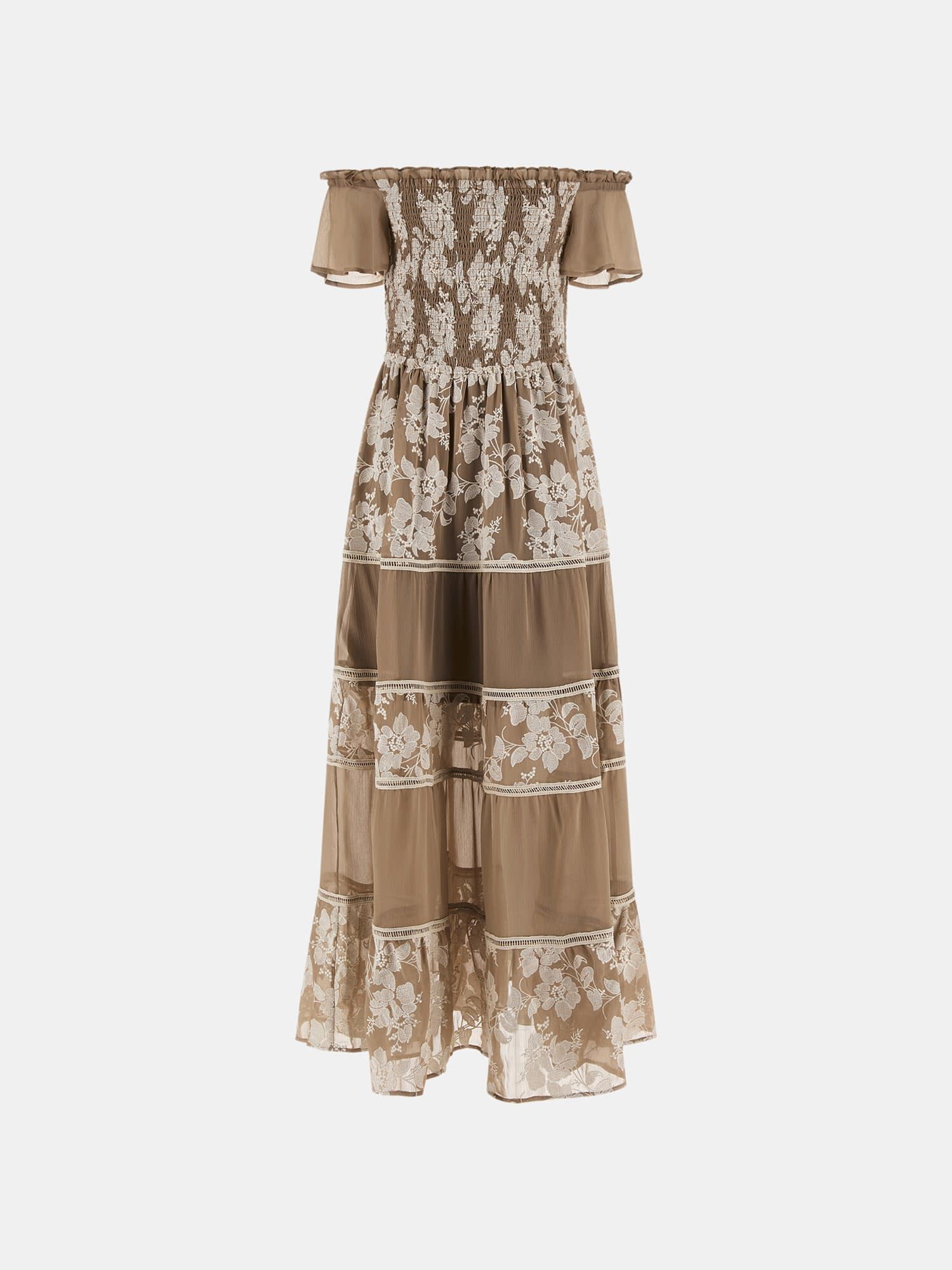 Guess embroidered dress sales