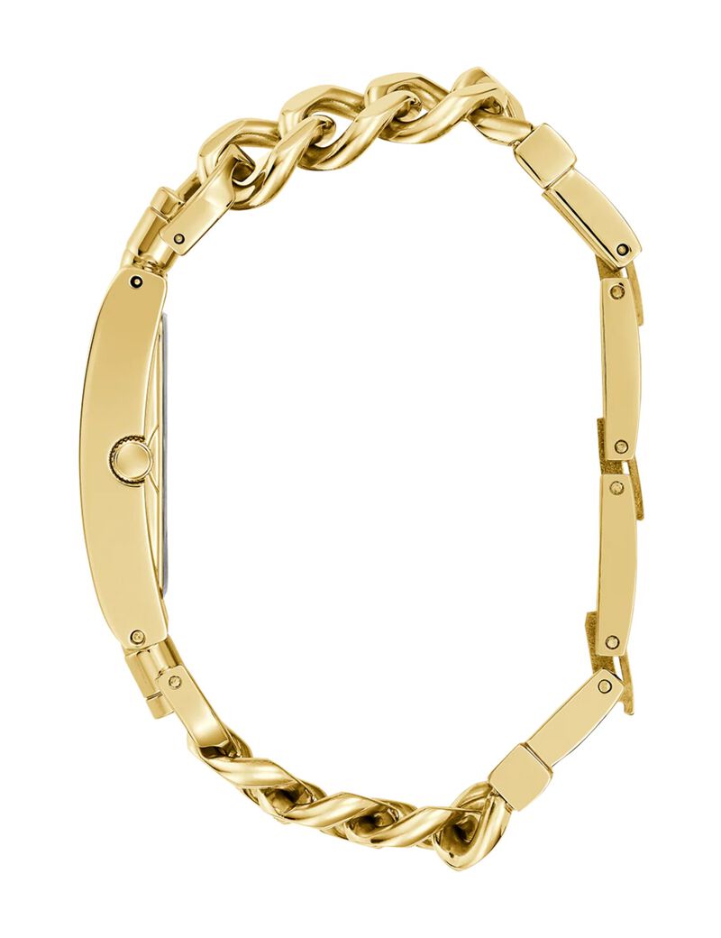 Guess Trend Women Mod Heavy Metal Quartz Analog 28 Mm Gld Case Gold Tone Ss Brt