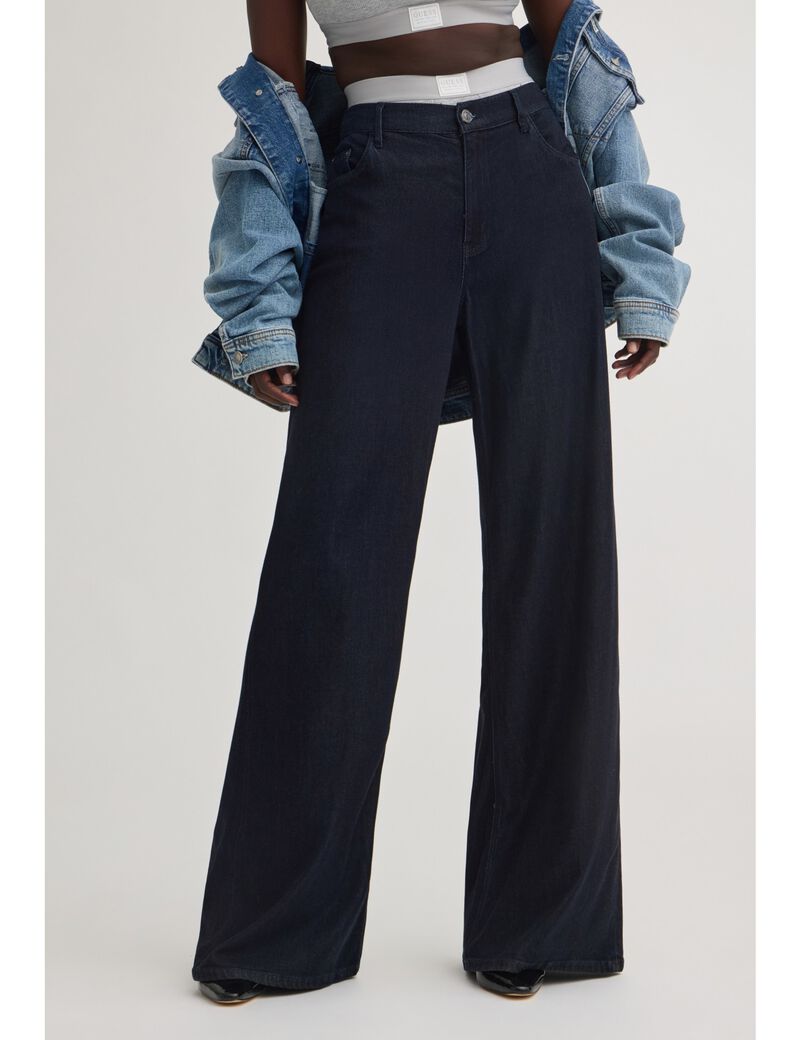 guess wide loose jeans