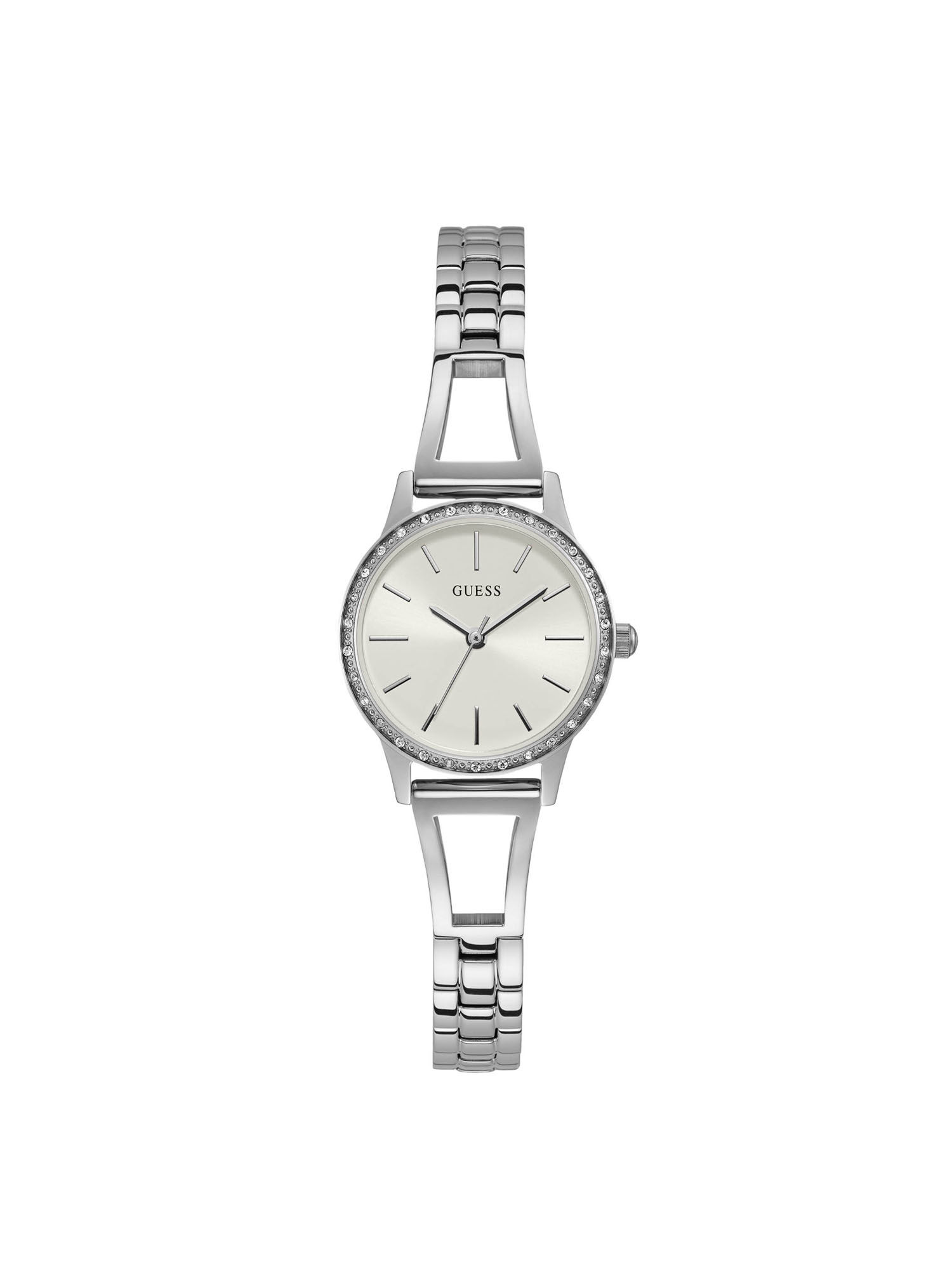 Shop GUESS Online Silver Ladies Watch