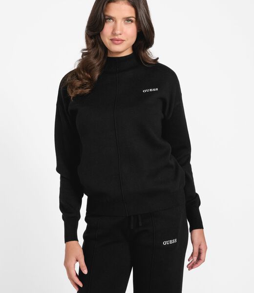 High neck sweatshirt