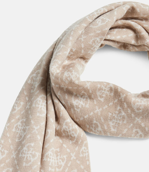 Silk-blend 4G logo scarf