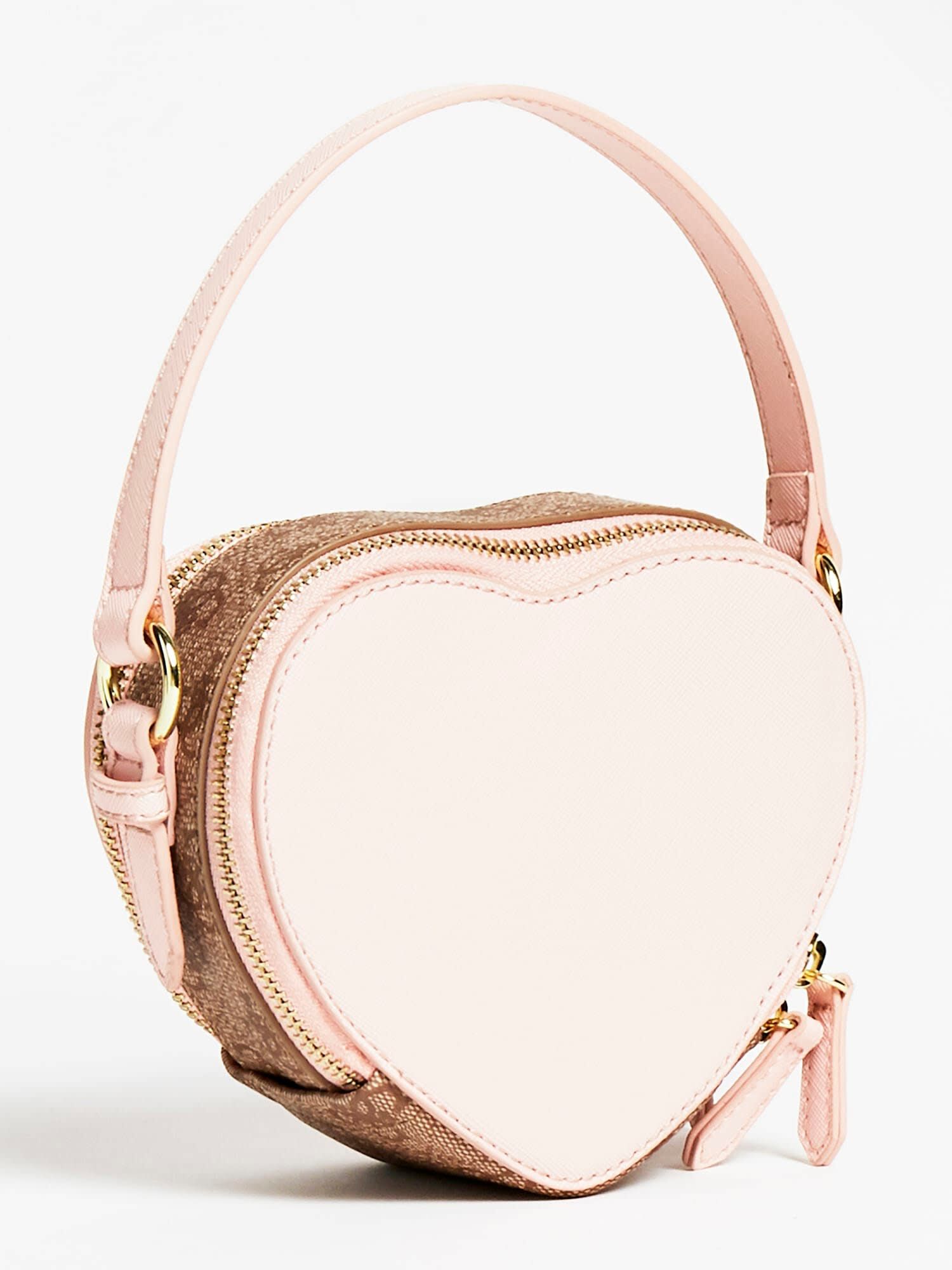 Shop GUESS Online Micole Heart Crossbody Bag