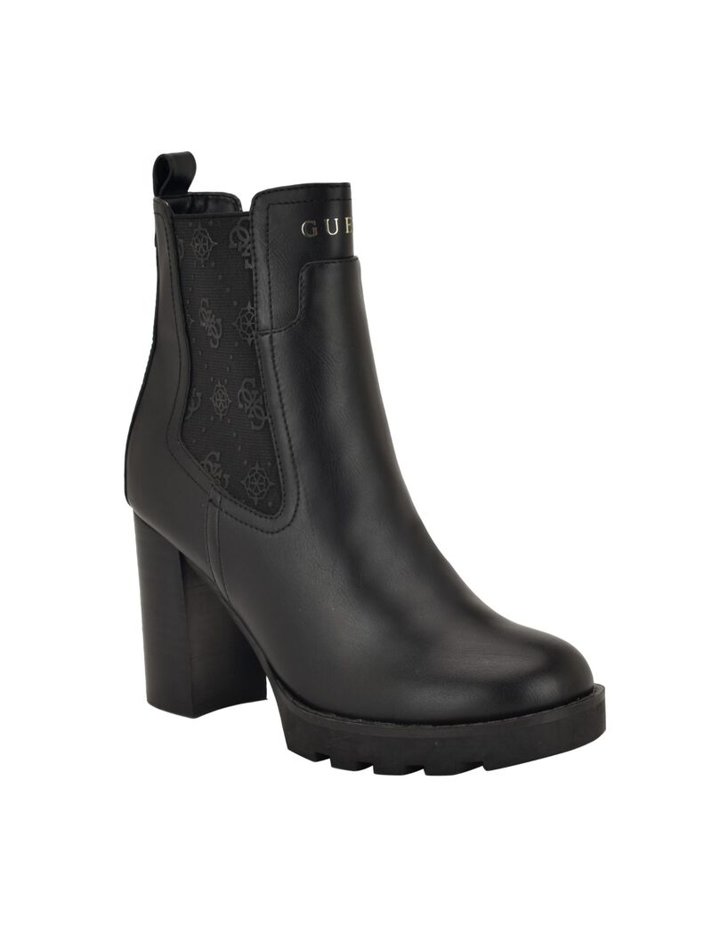 Nealle black slide boots
