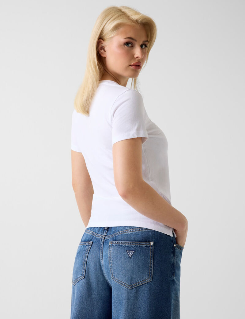 SS CN GUESS STUDS SCRIPT TEE