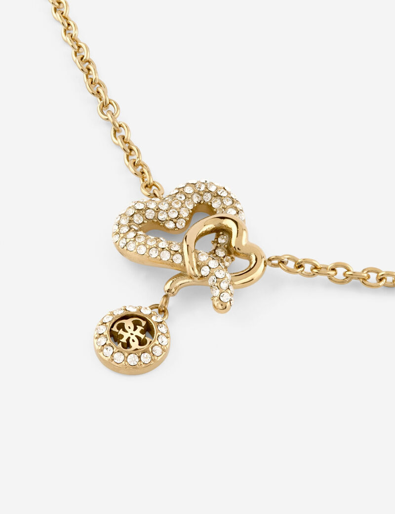16-18" pave hearts necklace