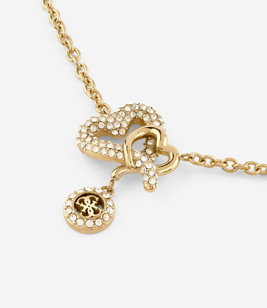 16-18" pave hearts necklace