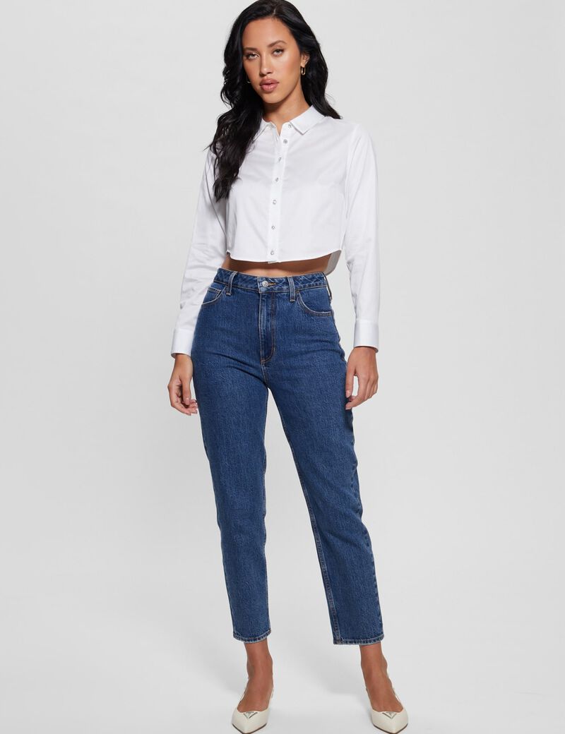 Ls Sami Cropped Button Up