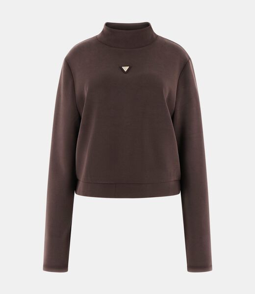 High neck sweatshirt