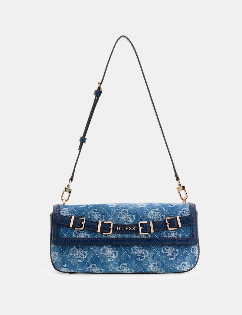 Dovie Denim Shoulder  Bag