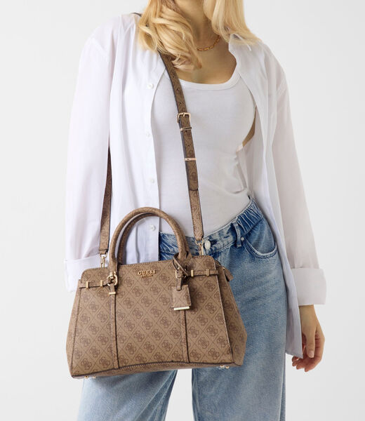 Leona Logo Satchel Bag